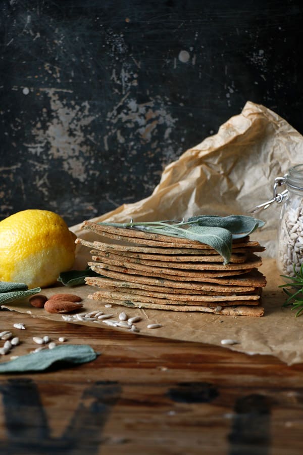 Sorghum Sage Crackers (gluten-free & vegan)