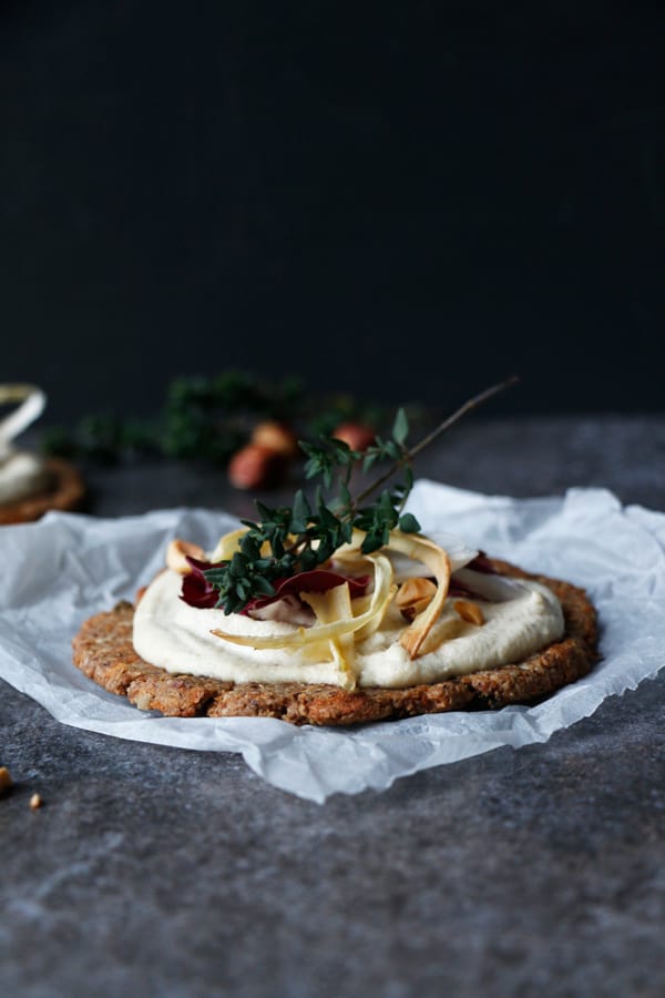 Parsnip Celeriac Grain-Free Mini Pizzas (vegan)