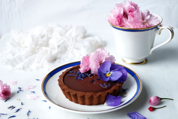 Reishi Chocolate Tarts (vegan & gluten-free)