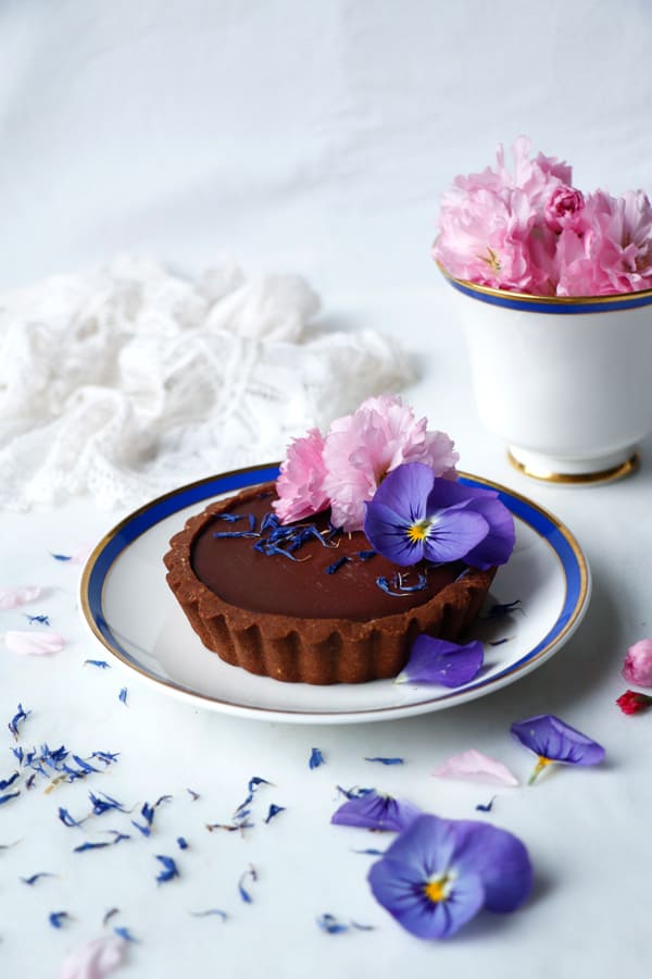 Reishi Chocolate Tarts (vegan & gluten-free)