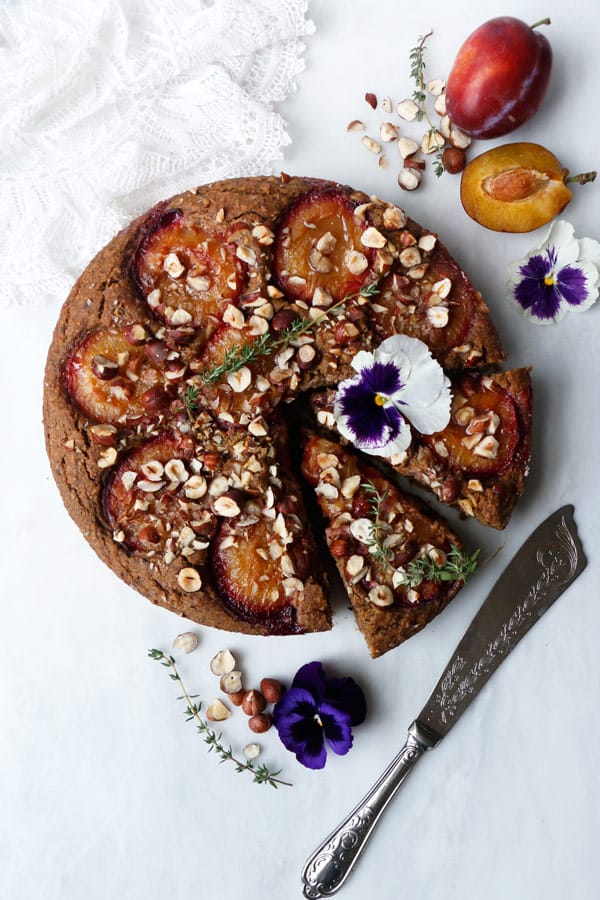 Spiced Plum Cake (vegan & gluten-free)