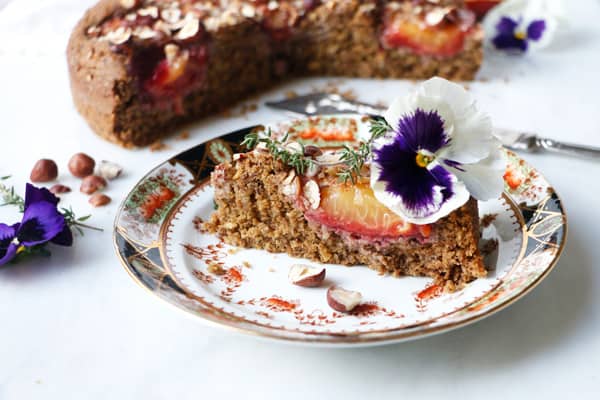 Spiced Plum Cake (vegan & gluten-free)