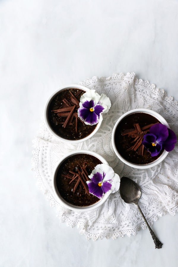 Vegan Chocolate Crème Brûlée