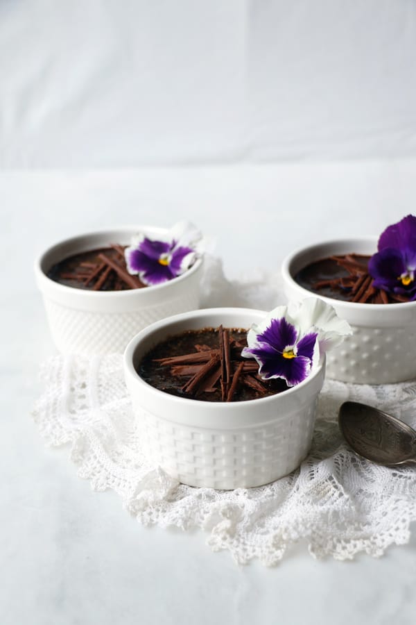 Vegan Chocolate Crème Brûlée