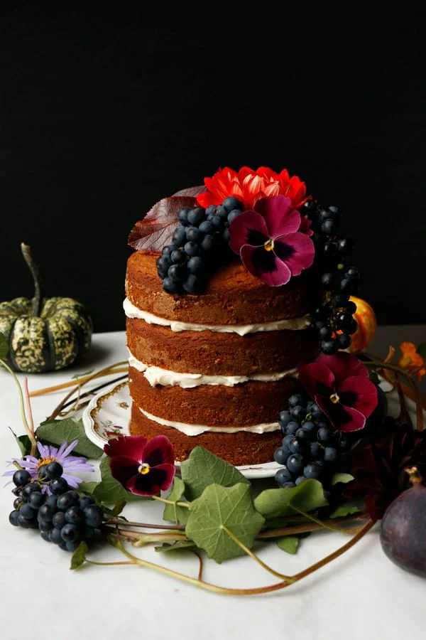 Plantbased Pumpkin Layer Cake (vegan & gluten-free)