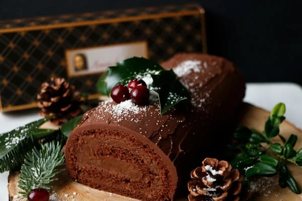 Buche De Noel (vegan & gluten-free)