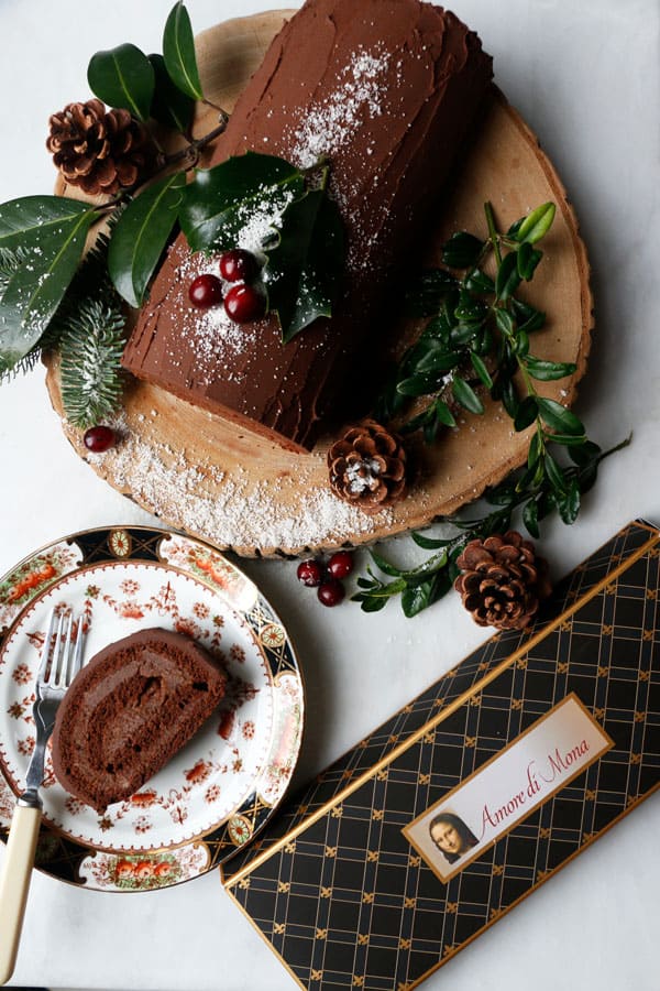 Bûche de Noel!! : r/VeganFoodPorn