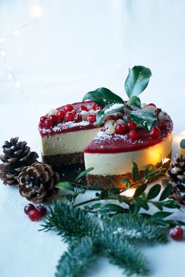 Gingerbread Cheesecake (vegan & grain-free) - Nirvana Cakery