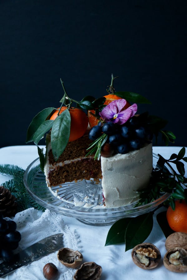 Gingerbread Layer Cake (vegan & gluten-free)