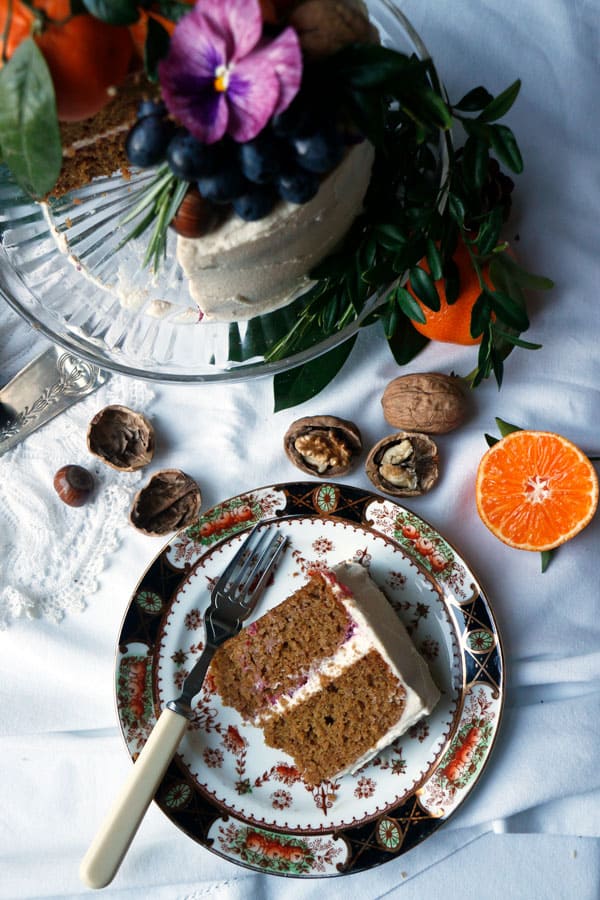 Gingerbread Layer Cake (vegan & gluten-free)