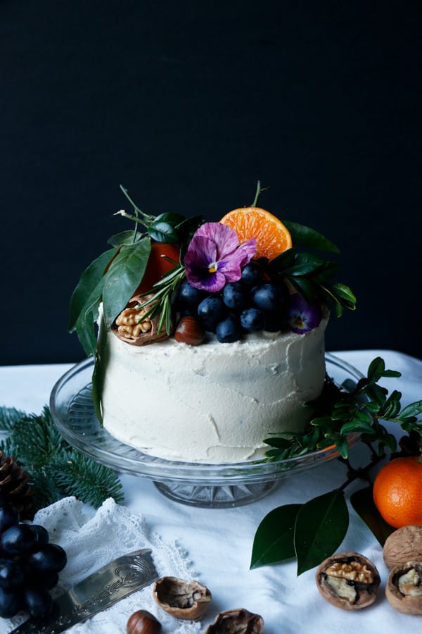 Gingerbread Layer Cake (vegan & gluten-free)