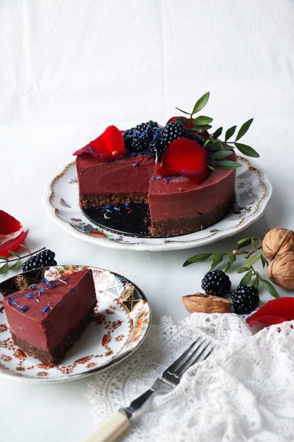 Chocolate Beet Cheesecake (vegan &amp; grainfree) Nirvana