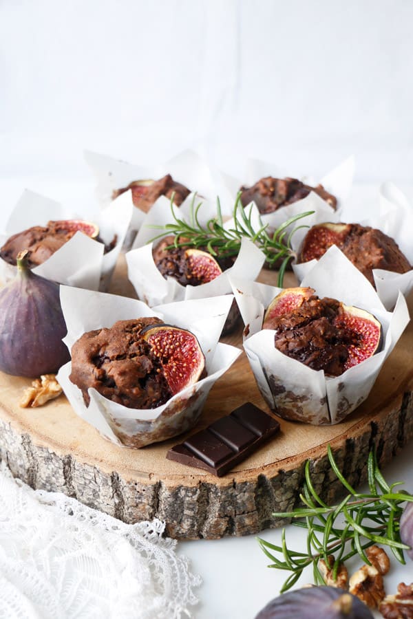 Fig Walnut Teff Muffins (vegan & gluten-free)
