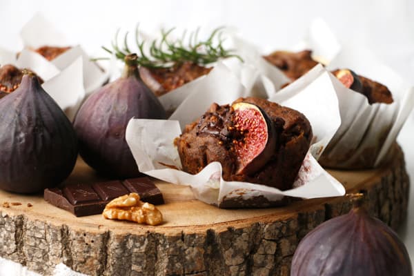 Fig Walnut Teff Muffins (vegan & gluten-free)