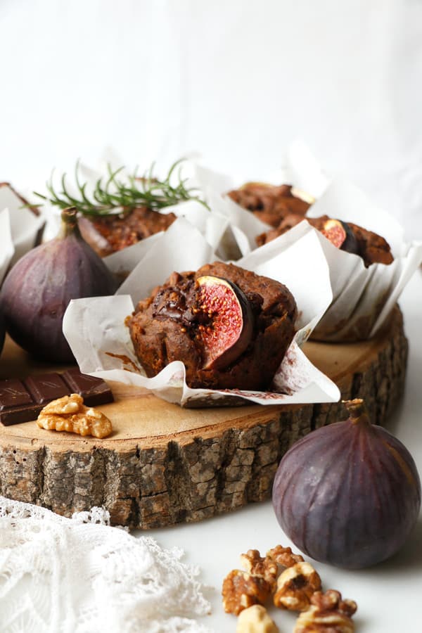 Fig Walnut Teff Muffins (vegan & gluten-free)