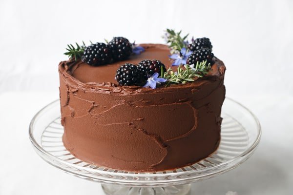 Chocolate Beet Layer Cake (vegan & gluten-free)