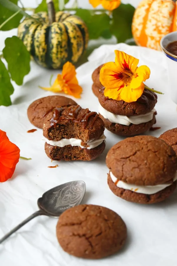 Ginger Molasses Cookies (vegan & gluten-free)