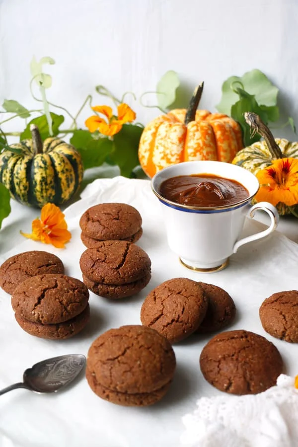 Ginger Molasses Cookies (vegan & gluten-free)