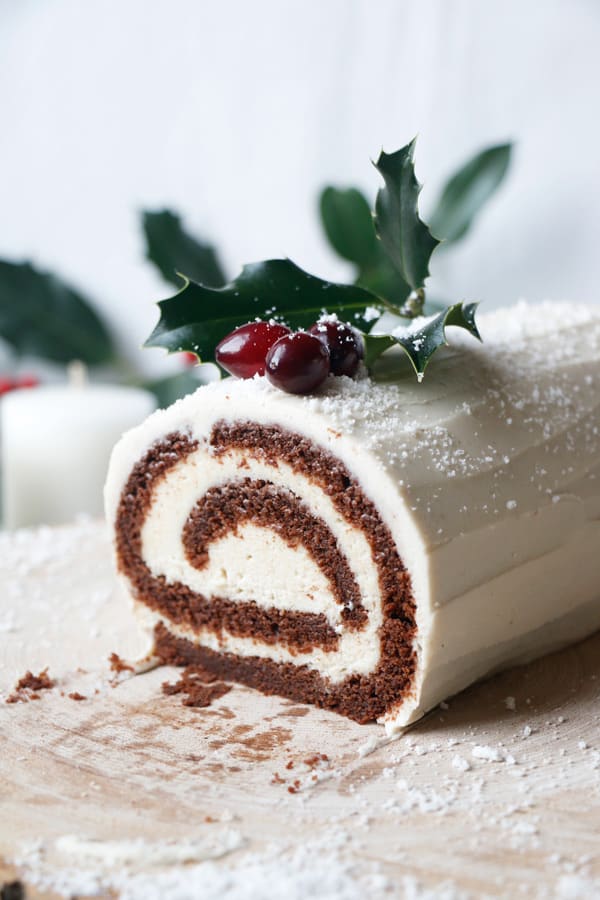 Yule Log (vegan & gluten-free)