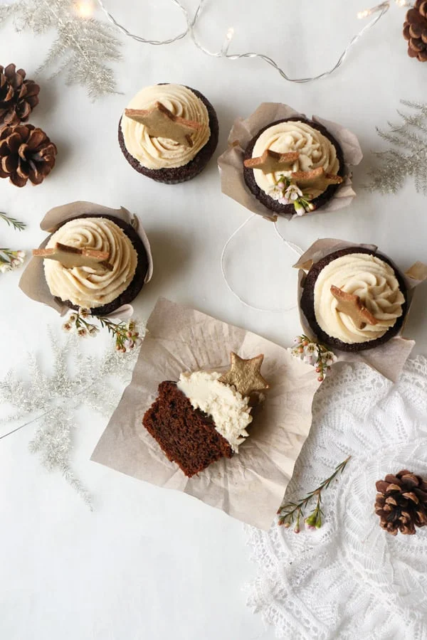 Gingerbread Cupcakes (vegan & gluten-free)