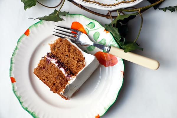 Rosemary Blackberry Layer Cake (vegan & gluten-free)