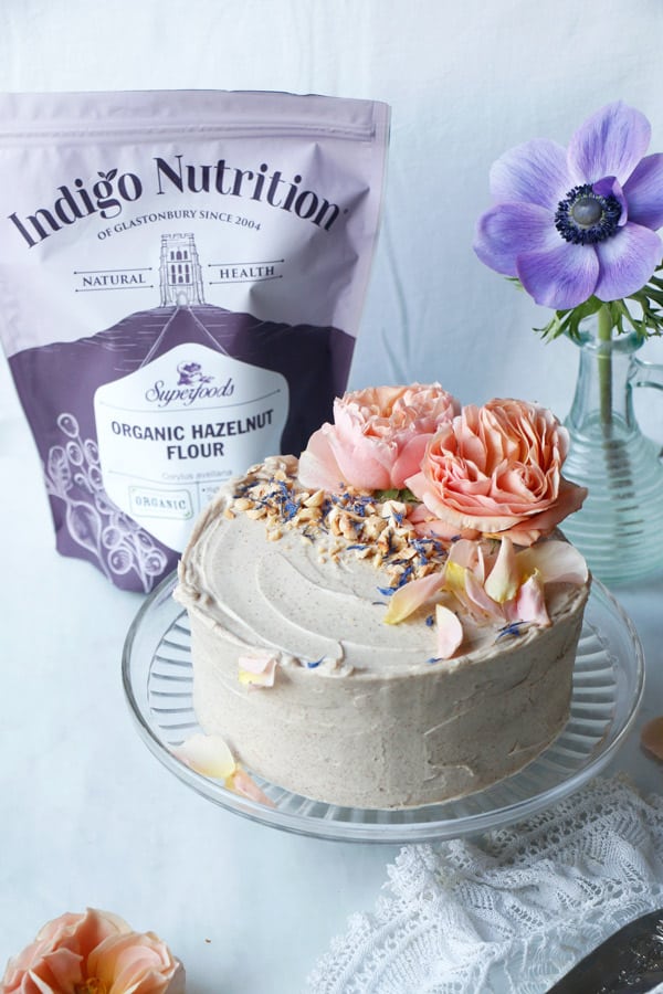 Hazelnut Layer Cake (vegan & gluten-free)