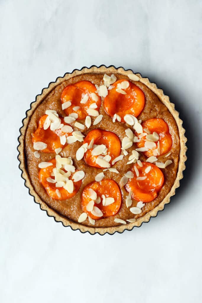 Apricot Frangipane Tart Vegan Grain Free Nirvana Cakery