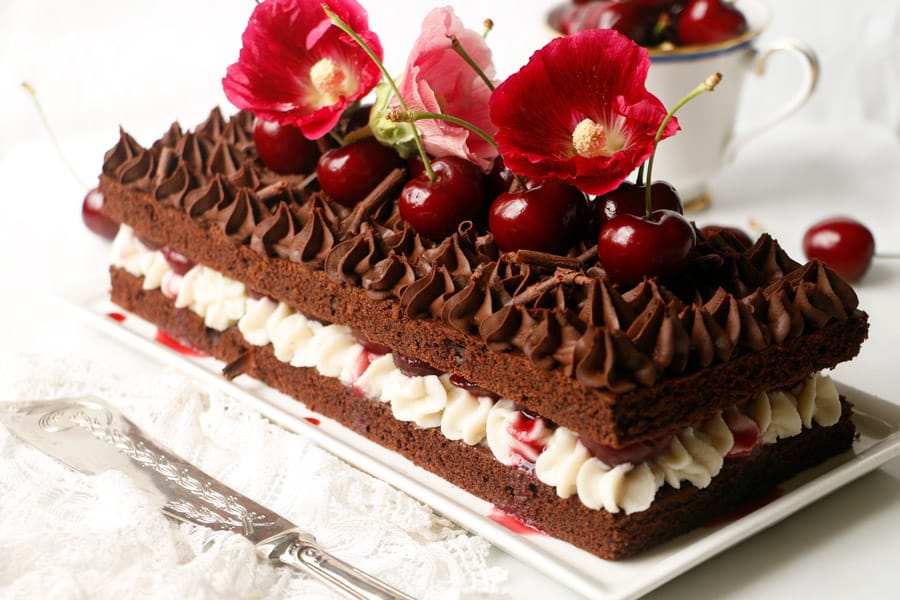 Black Forest Gateau (vegan & gluten-free)