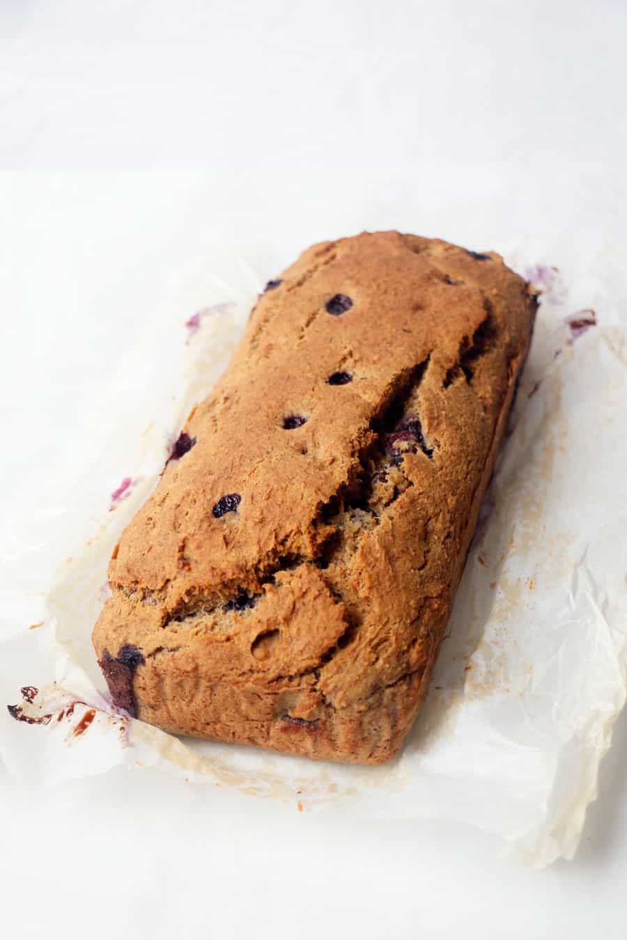 Blueberry Banana Bread (vegan & gluten-free)