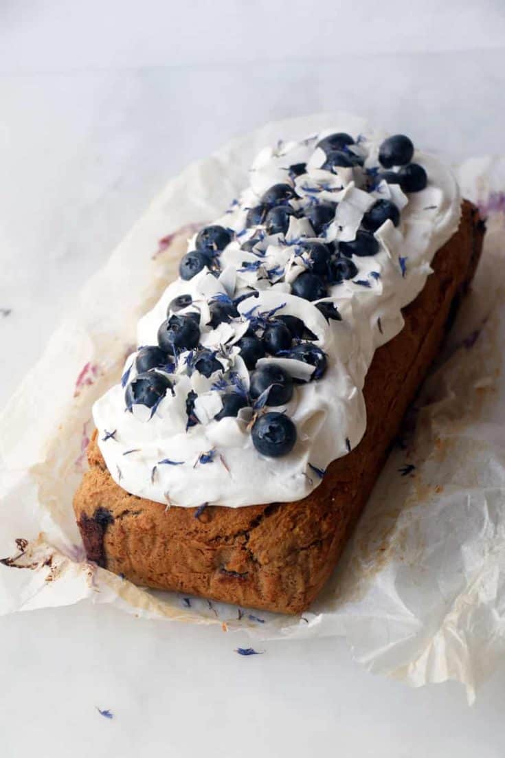 Blueberry Banana Bread (vegan & gluten-free)