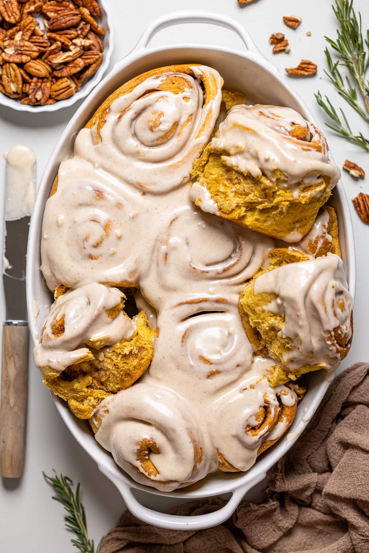 Vegan Sweet Potato Cinnamon Rolls