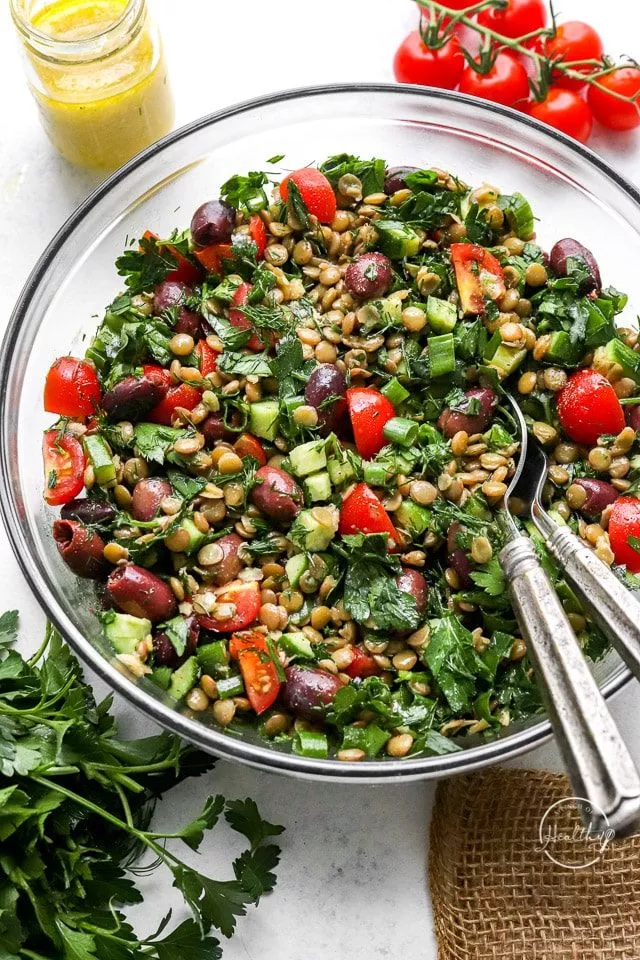 Green Lentil Salad