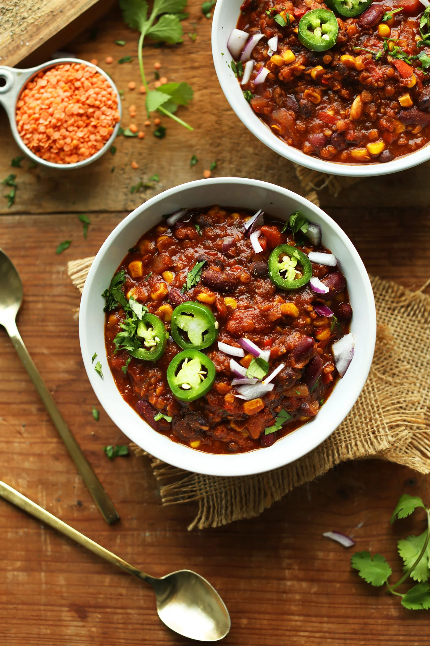 One-Pot Red Lentil Chili