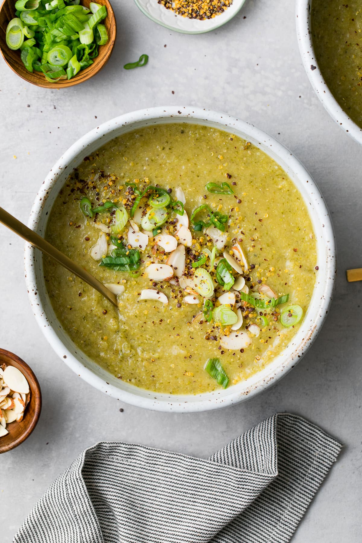 Creamy Broccoli and Red Lentil Soup