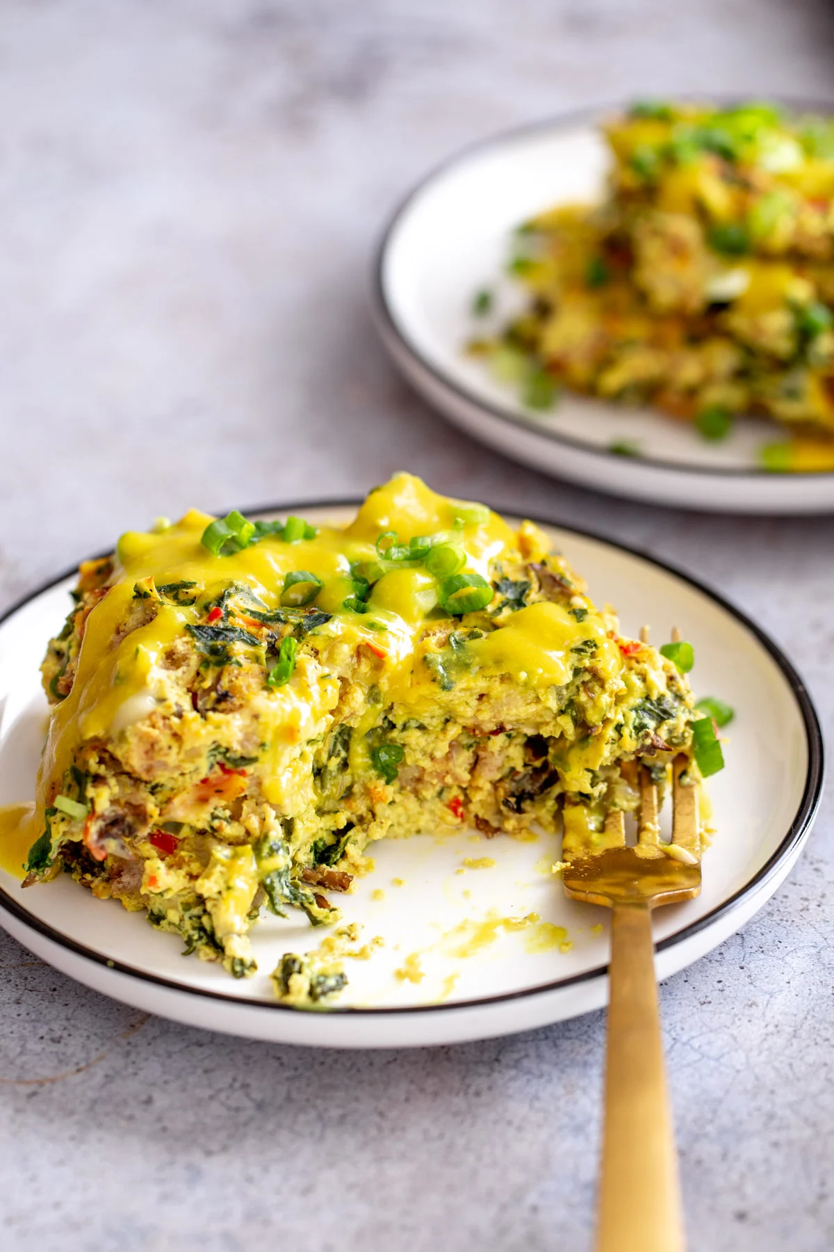 Vegan Eggs Benedict Casserole