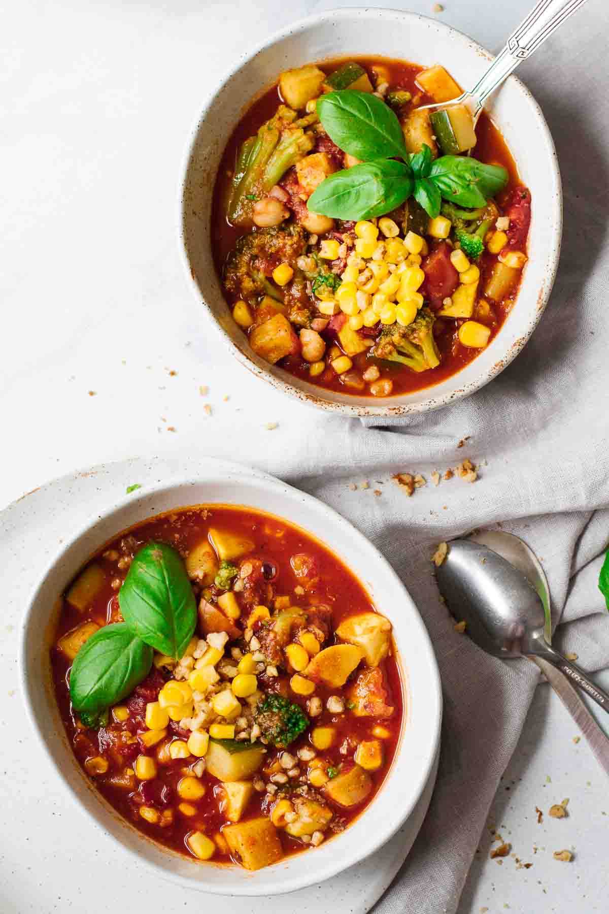 Easy Vegetarian Summer Chili