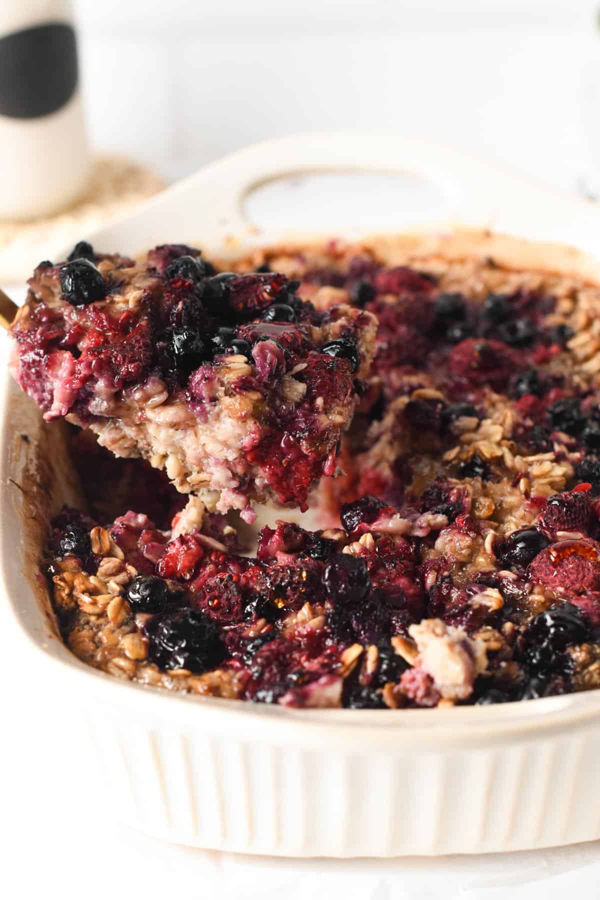 Vegan Baked Oatmeal 