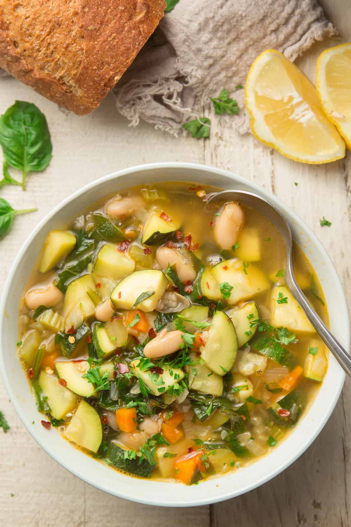 Chunky Zucchini Soup