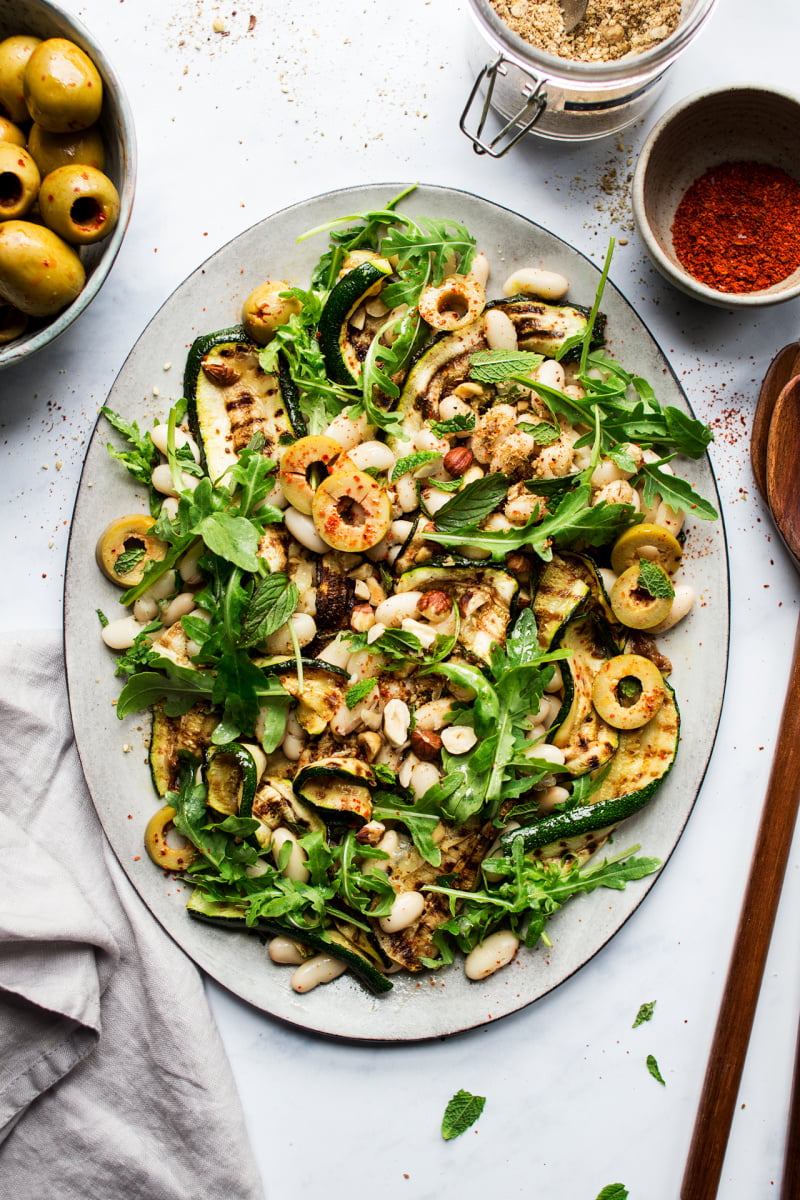 Grilled Zucchini Salad