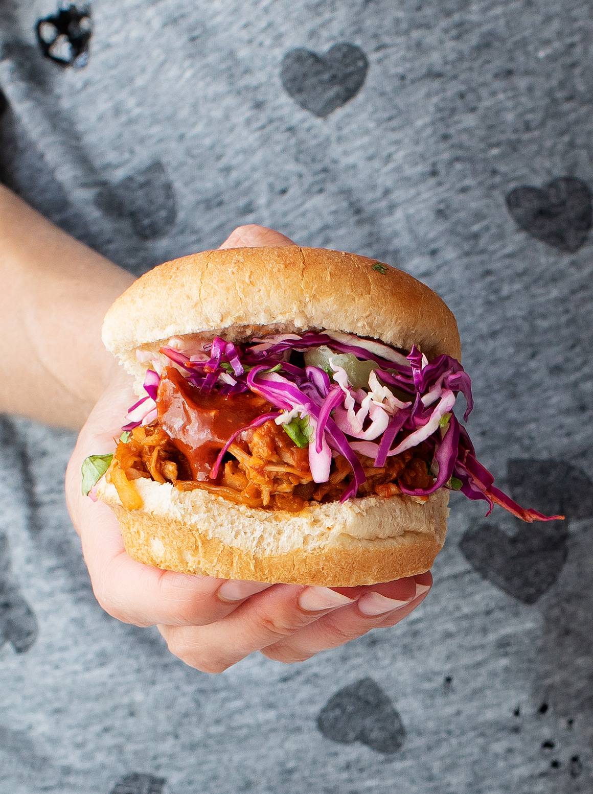 BBQ Jackfruit Sandwich