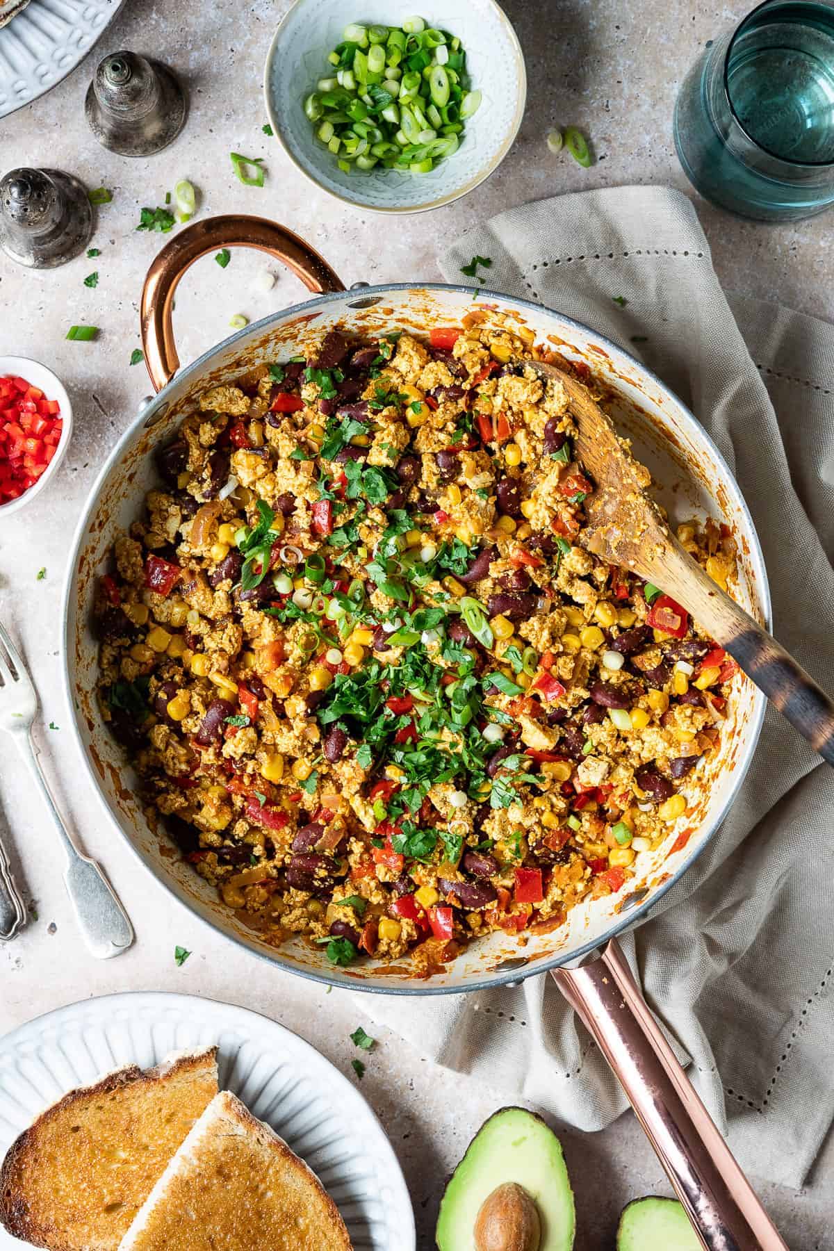 Mexican Style Tofu Scramble