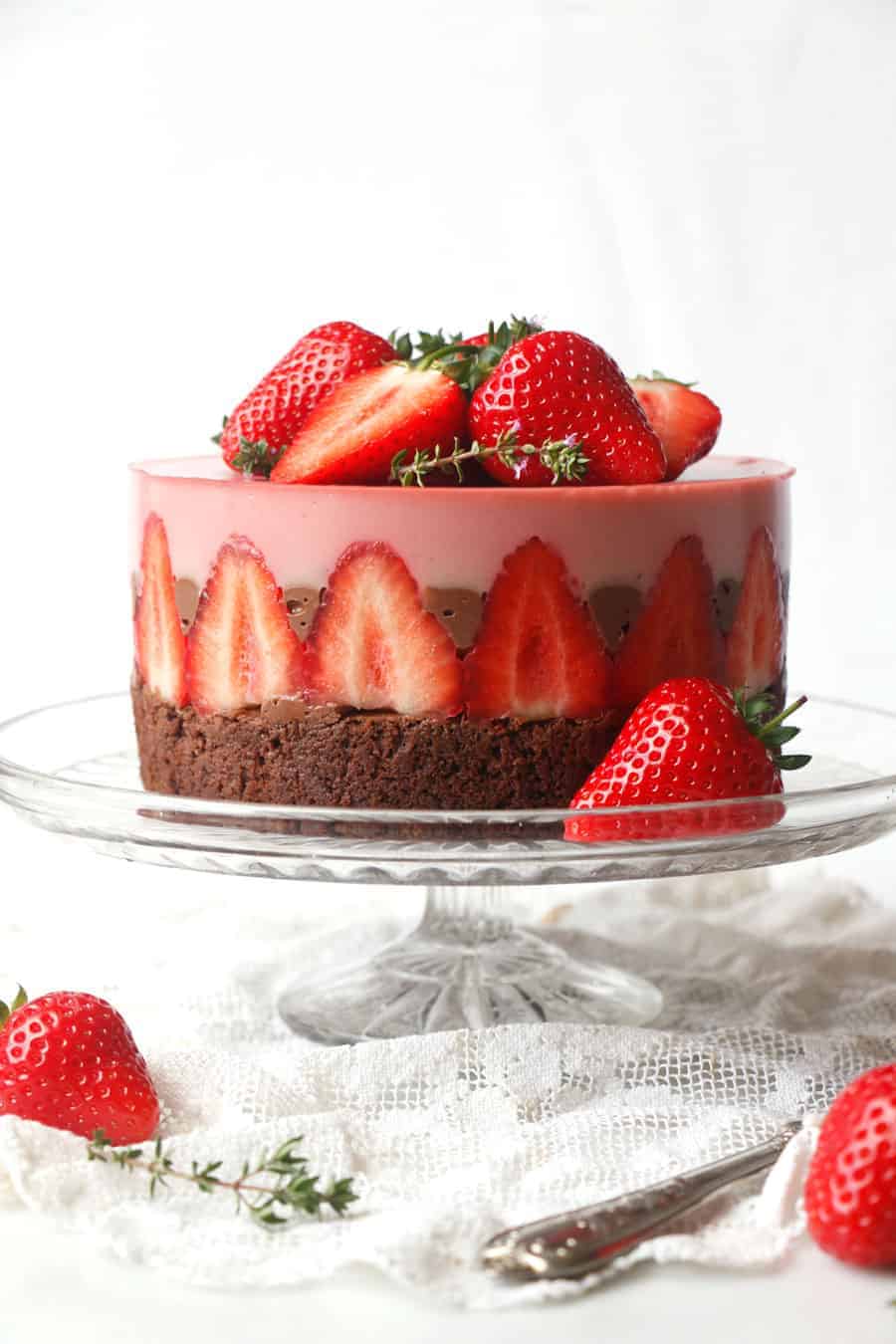 Strawberry Chocolate Torte