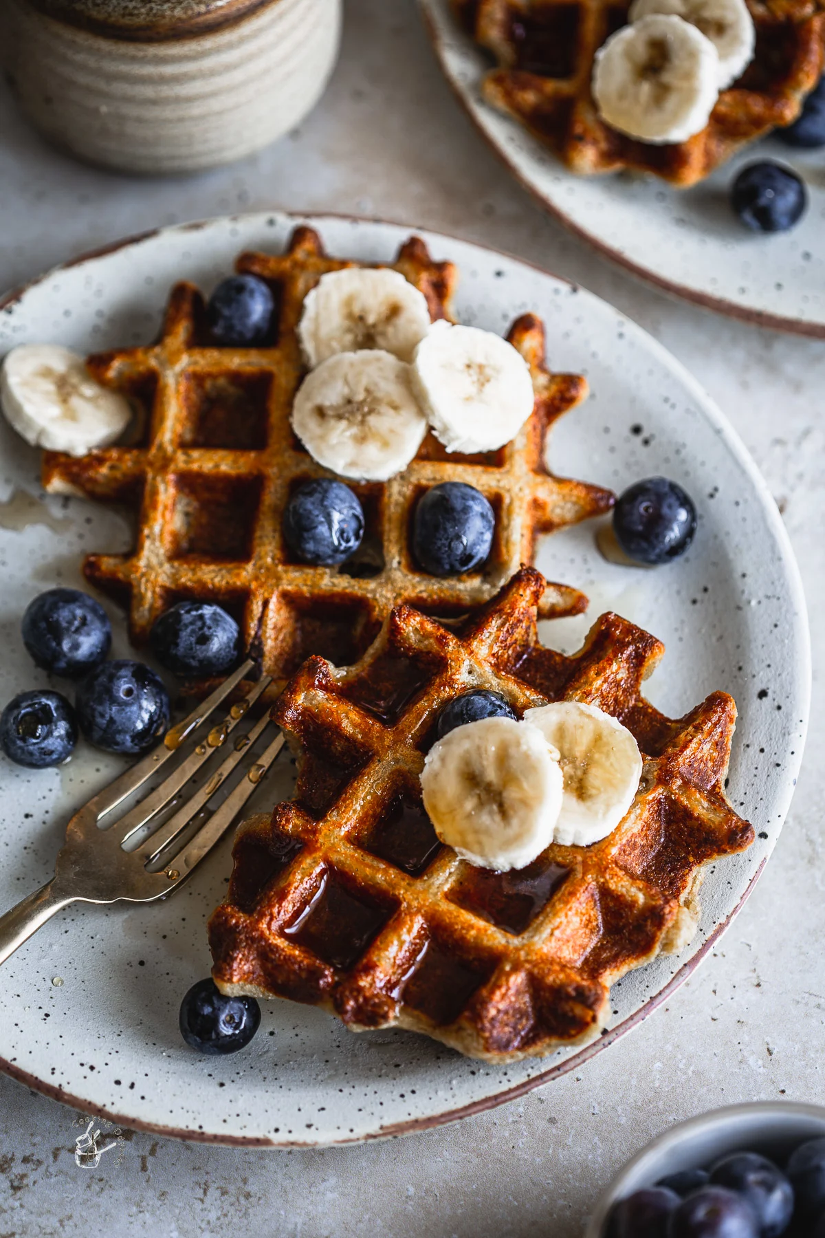 3 Ingredient Vegan Waffles