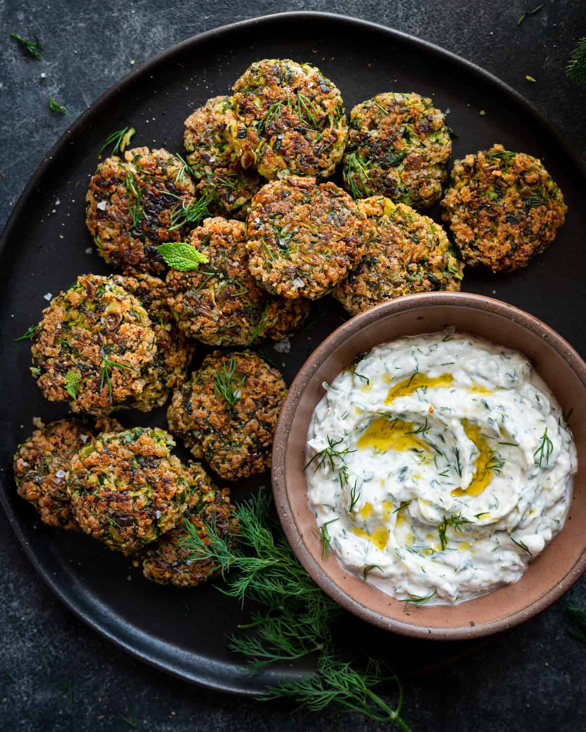 Vegan Zucchini Fritters